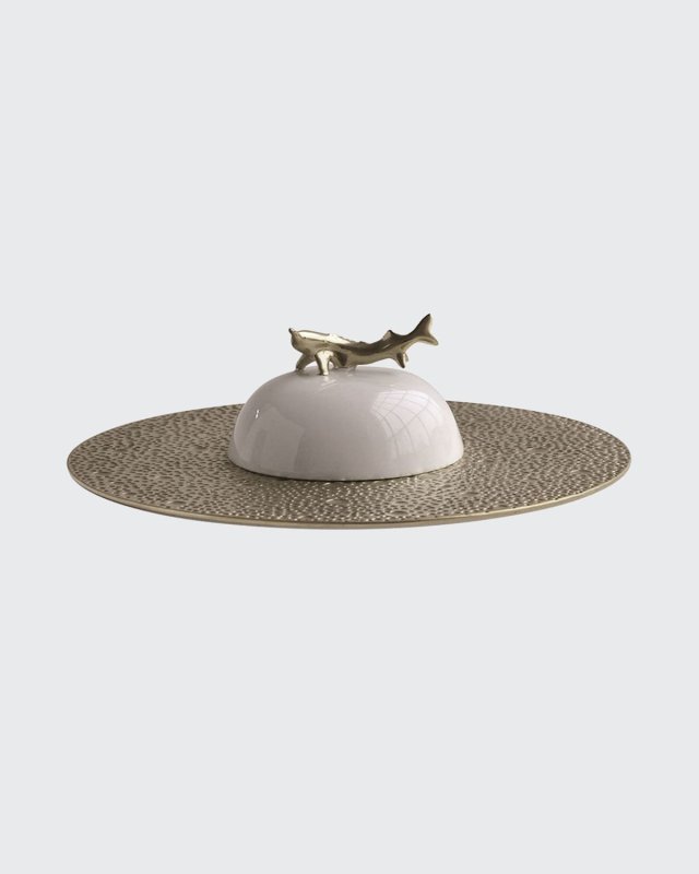 Ecume Platinum Caviar Set, Large